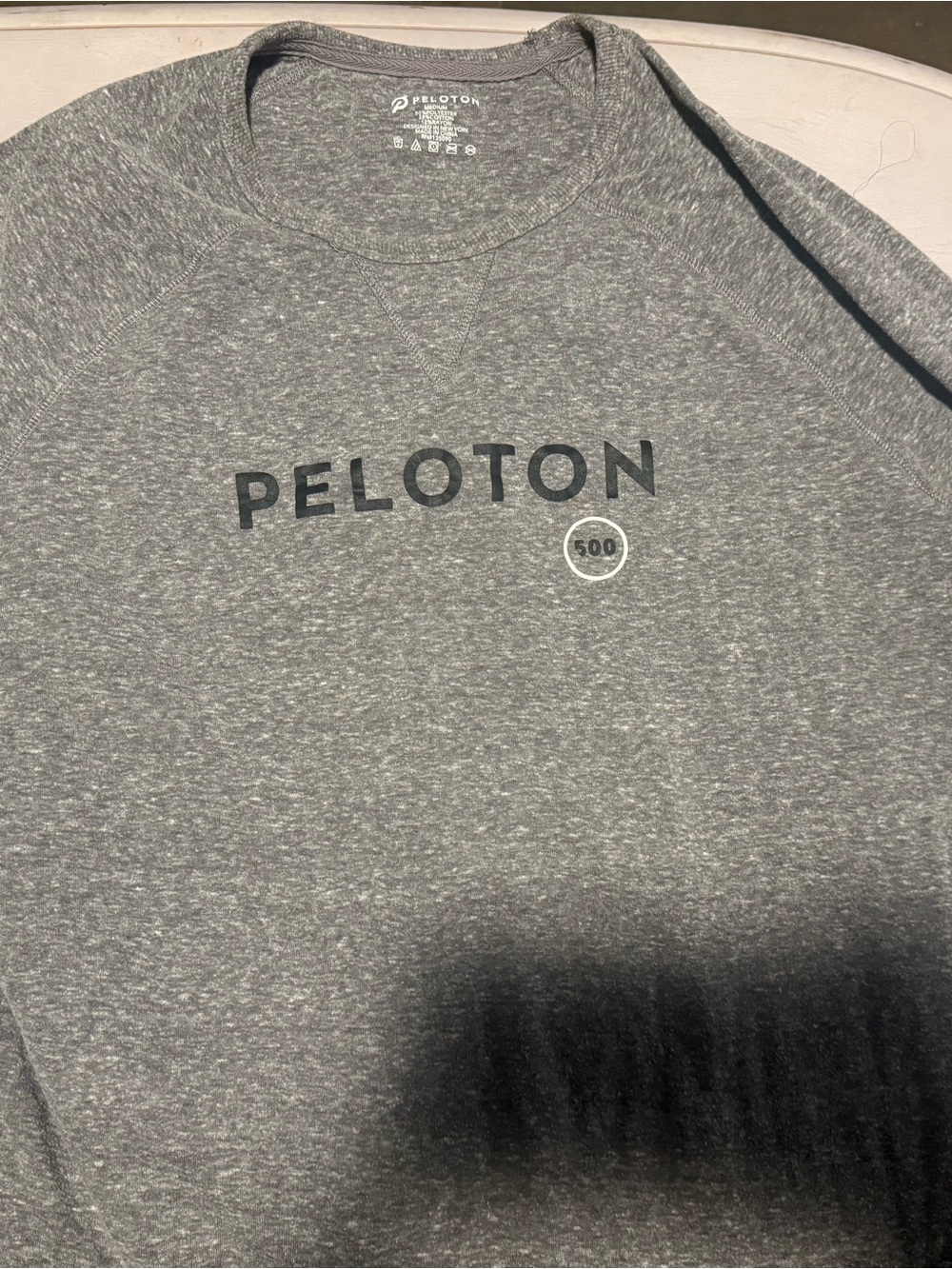 Peloton Gray 500 Milestone Crewneck Sweatshirt